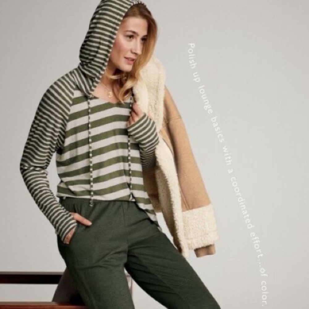 CAbi #3995 Olive and Oatmeal Playoff Hoodie